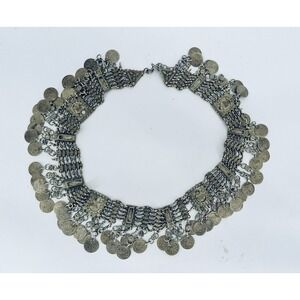 Afghan Kuchi Necklace Tribal Jewelry High Quality Vintage Coin Belt
